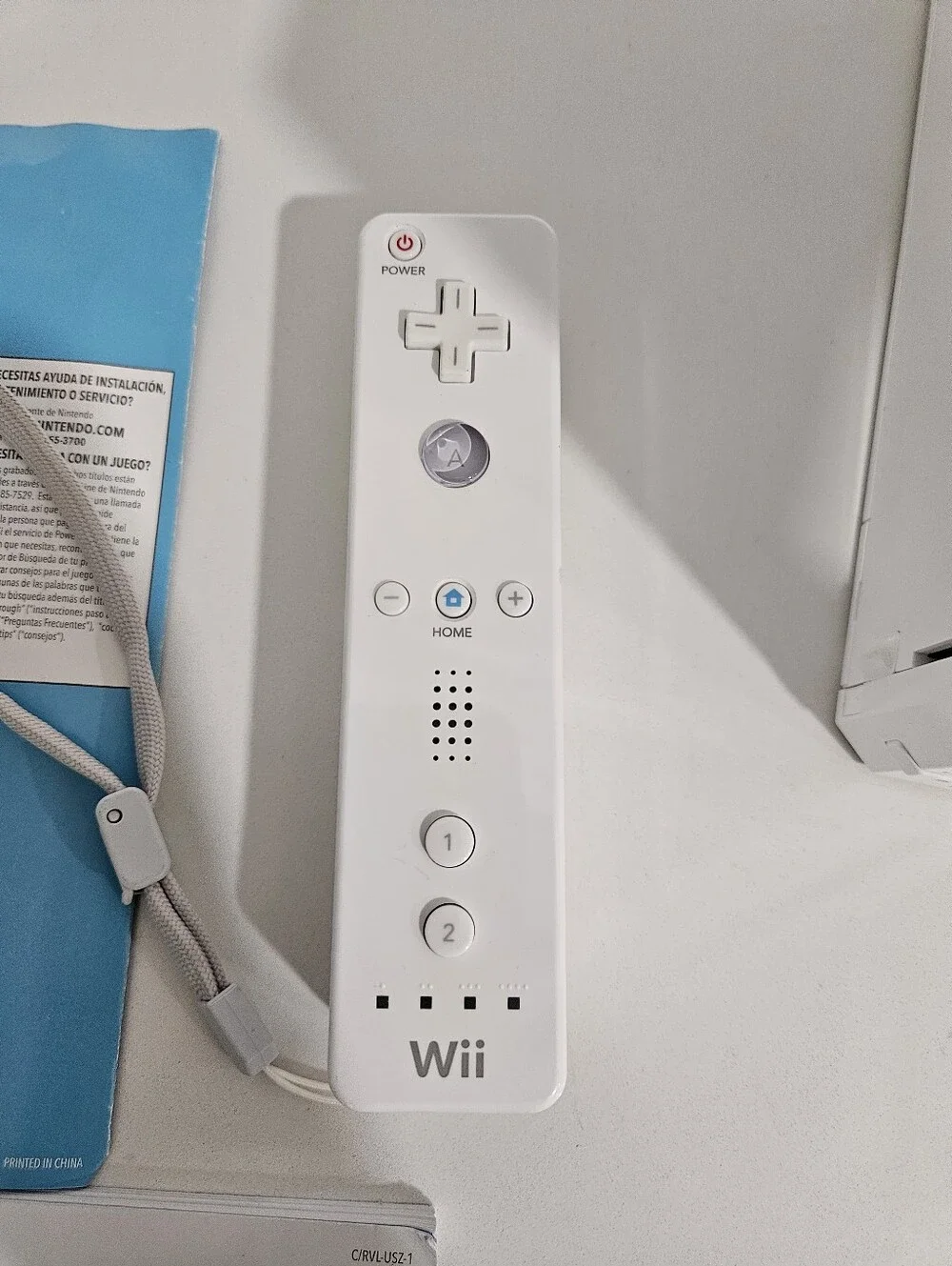 Nintendo Wii Console Bundle White RVL-001/Wii Remote And More No Power Cable
